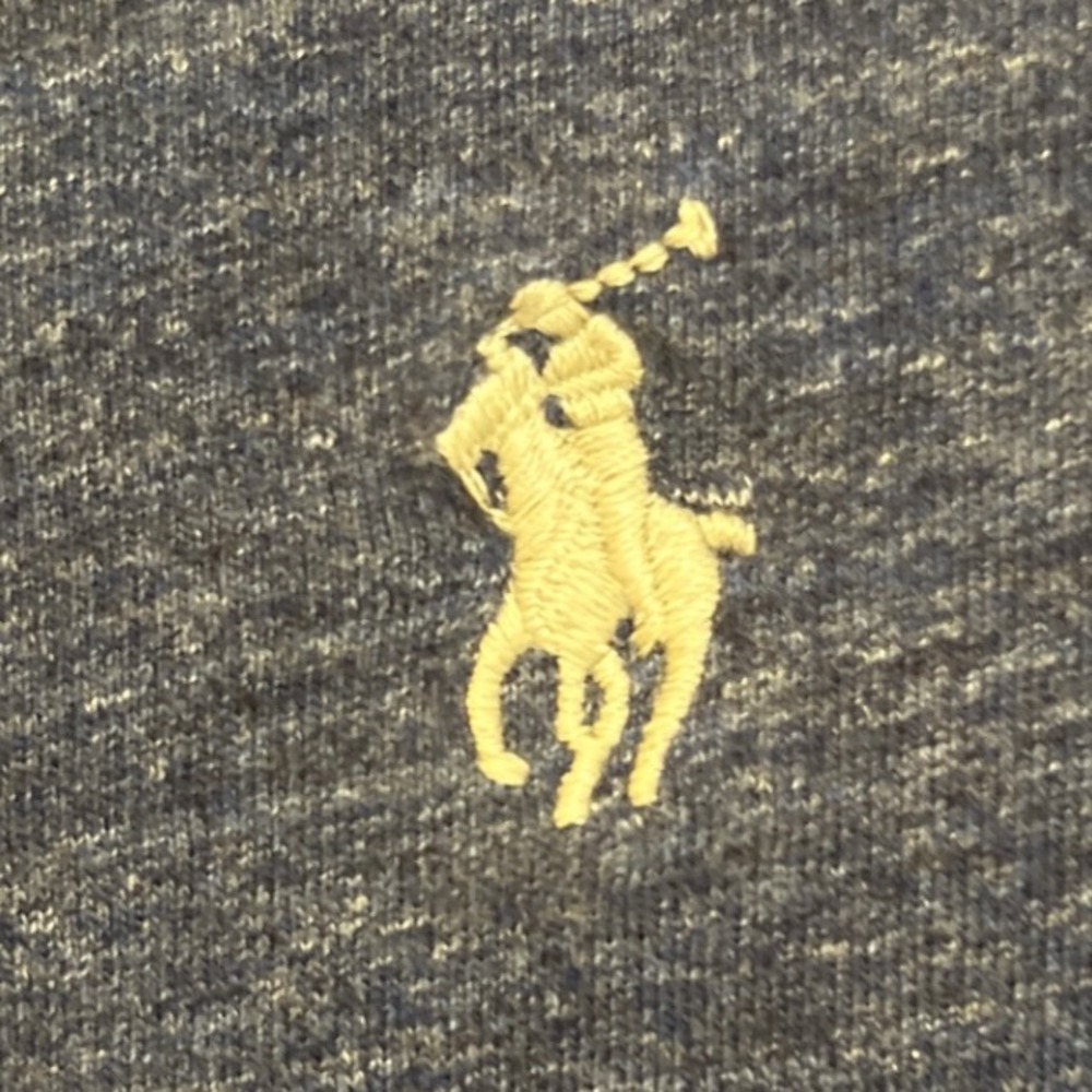 Polo Ralph Lauren Mens Size XL Long Sleeve T Shirt Custom Fit Crew Neck Blue - Picture 4 of 9